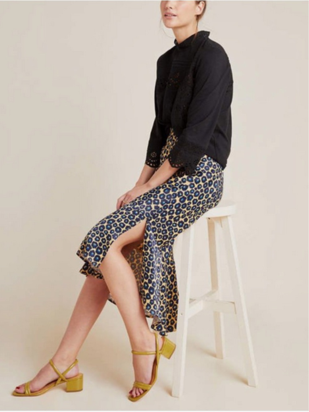 Maeve Leopard print Janelle Skirt